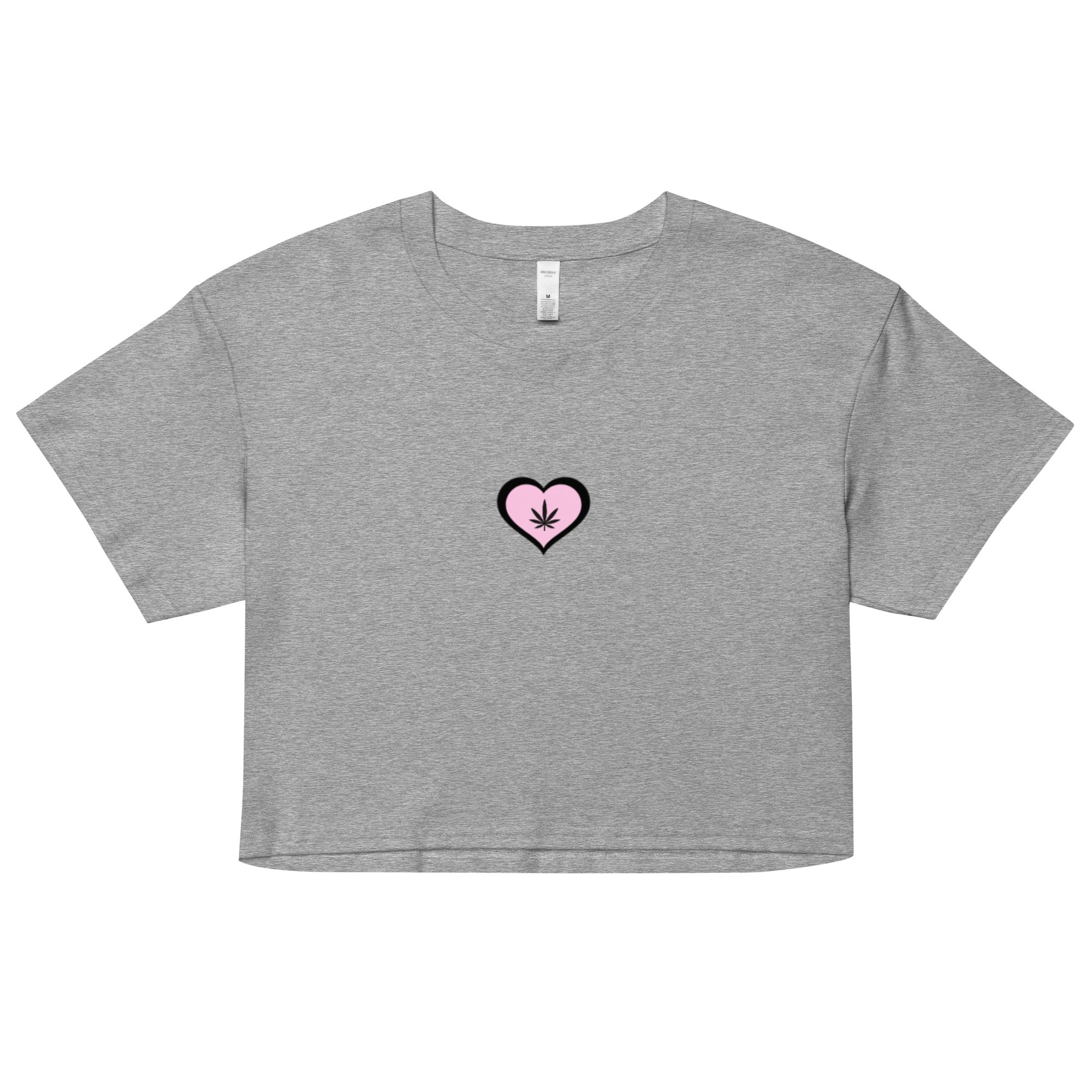 "The Weed Lovers" Crop Top Pink Heart Edition