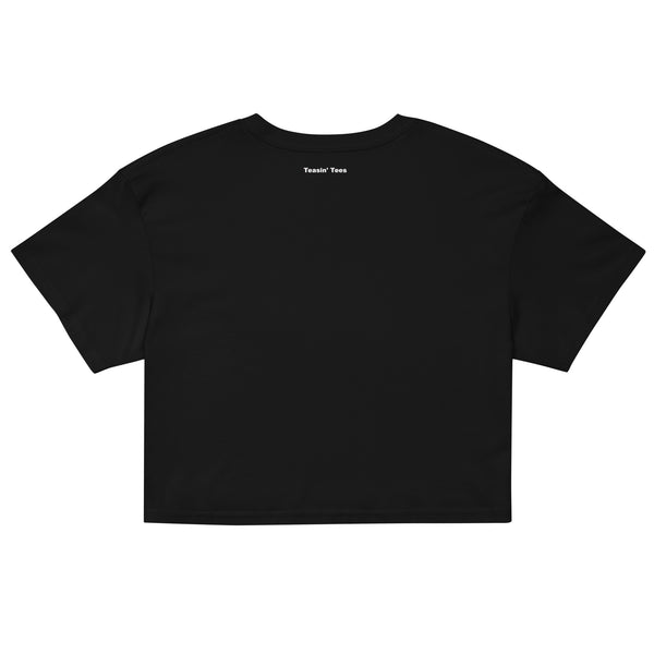 Teasin' Tees Survivor Crop Top But in Black