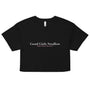 ED Awareness Crop Top But in Black