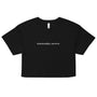 Teasin' Tees Survivor Crop Top But in Black