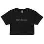 Teasin' Tees God's Gift Crop Top