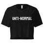 Anti-Normal Crop Top But in Black