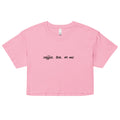 "Coffee, Tea or Me"- Crop Top
