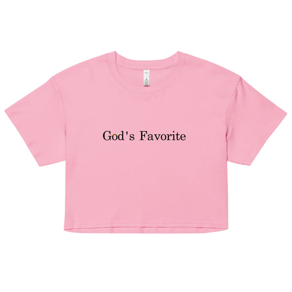 Teasin' Tees God's Gift Crop Top