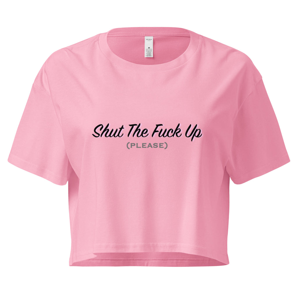 "STFU" Crop Top