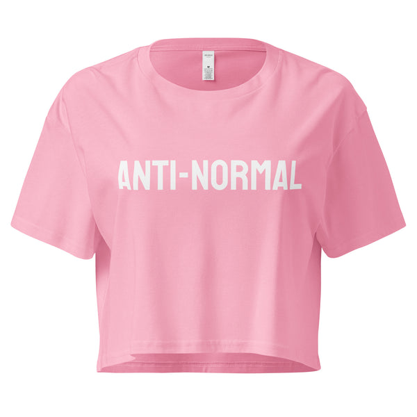 Anti-Normal Crop Top But in Black