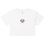 The Weed Lovers Crop Top Pink Heart Edition