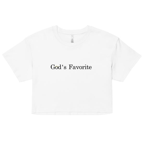 Teasin' Tees God's Gift Crop Top