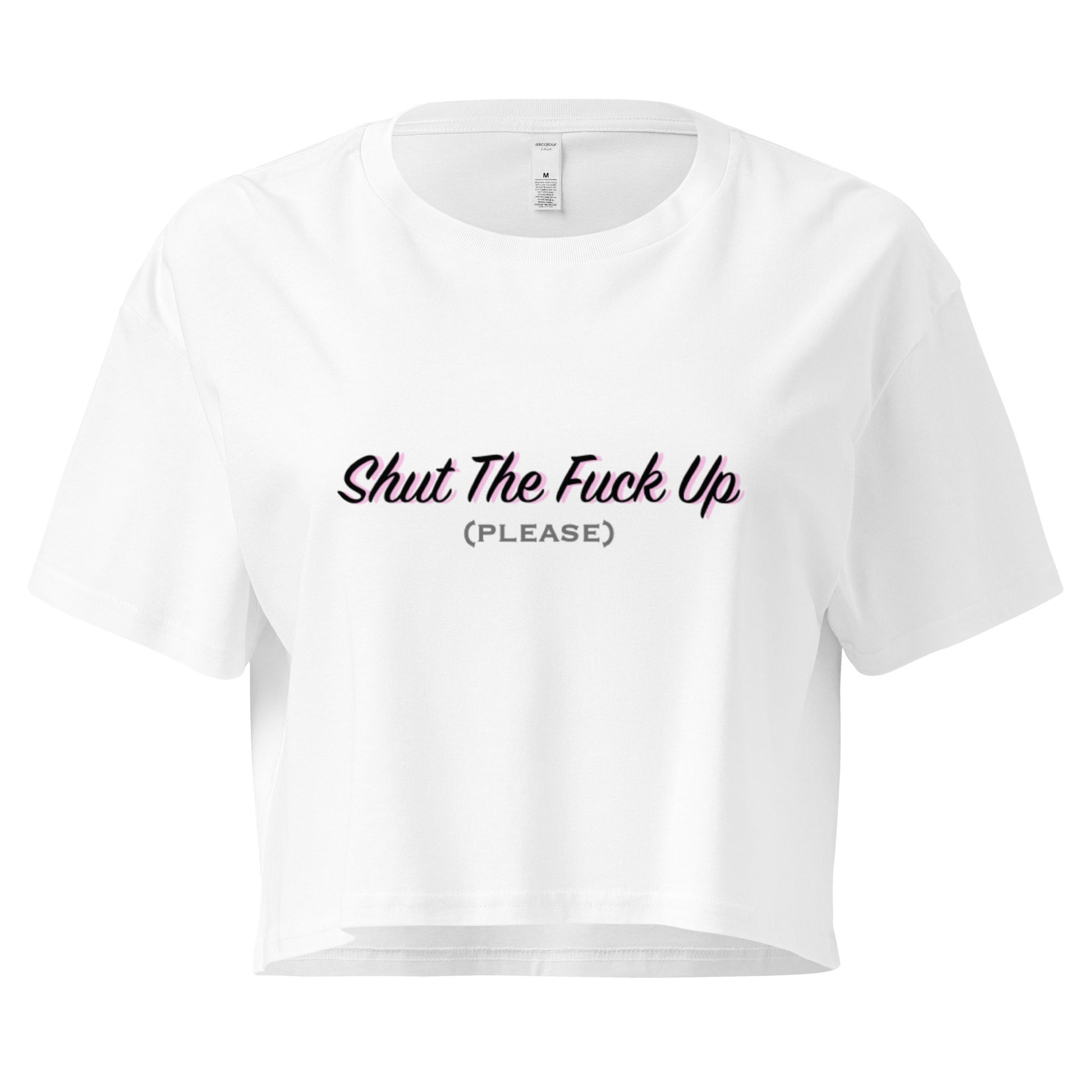 "STFU" Crop Top