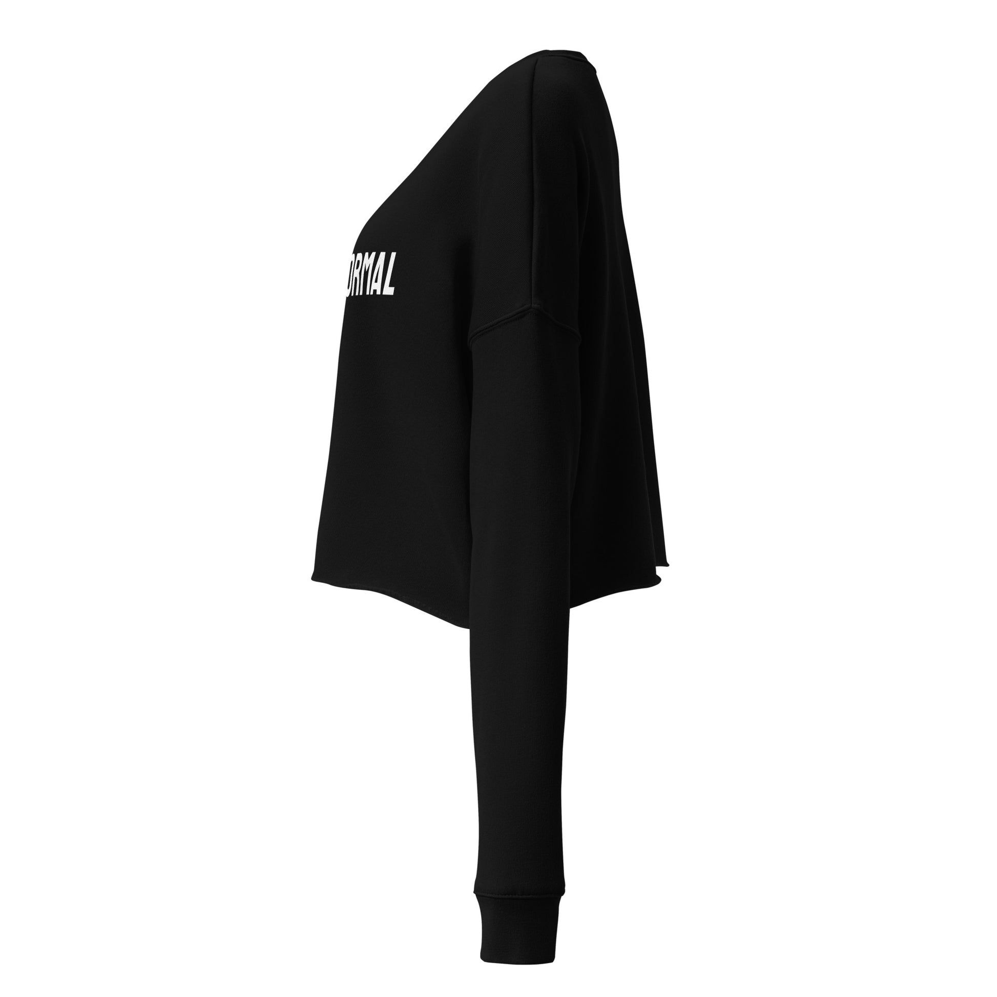 "Anti-Normal" Cropped Long Sleeve but in Black