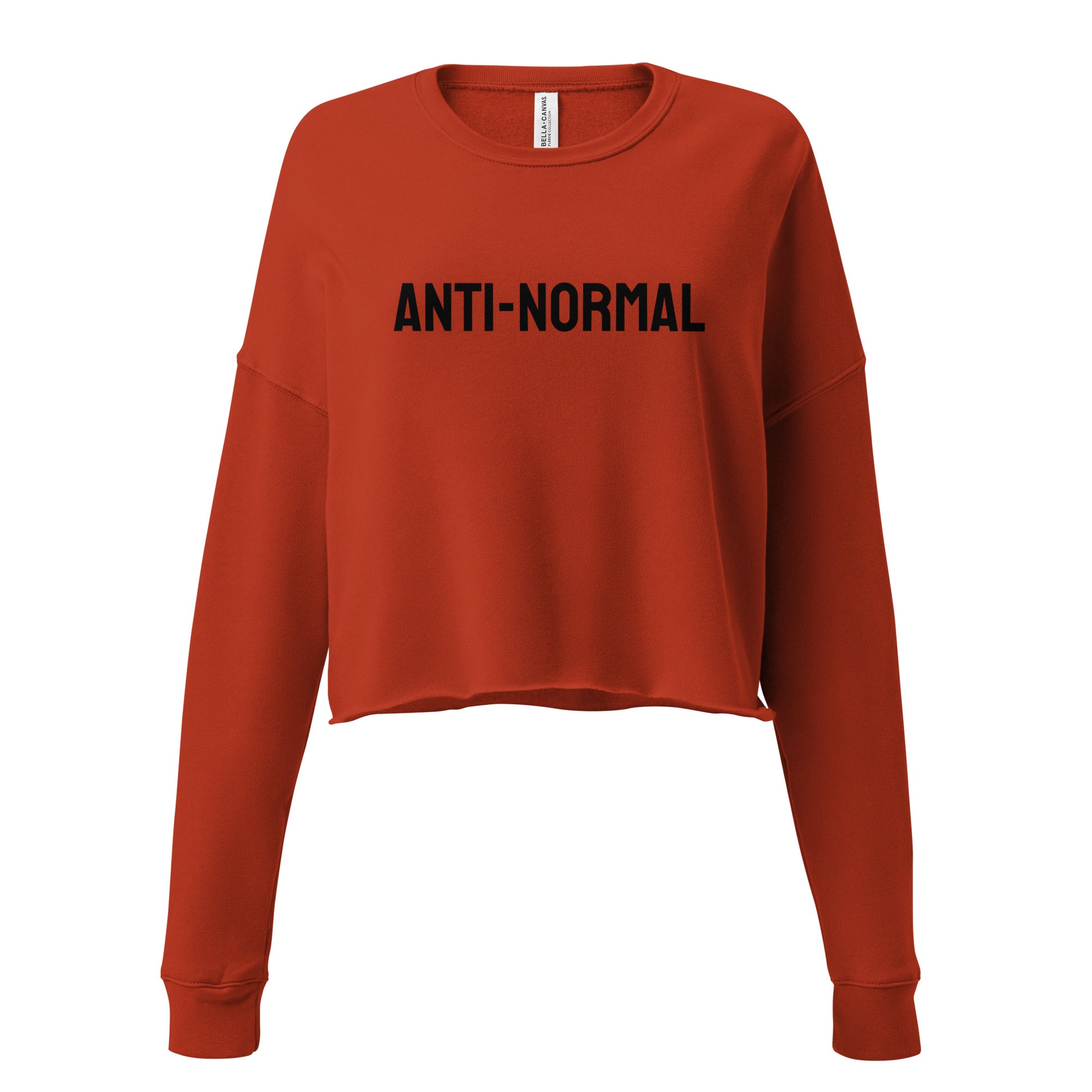 "Anti-Normal" Cropped Long Sleeve