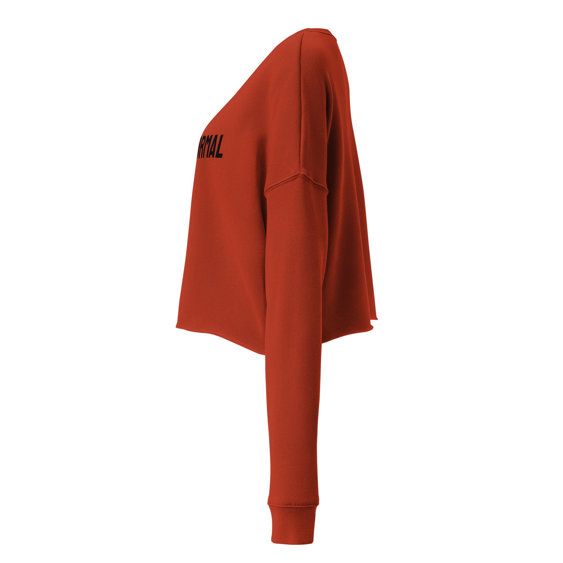 "Anti-Normal" Cropped Long Sleeve