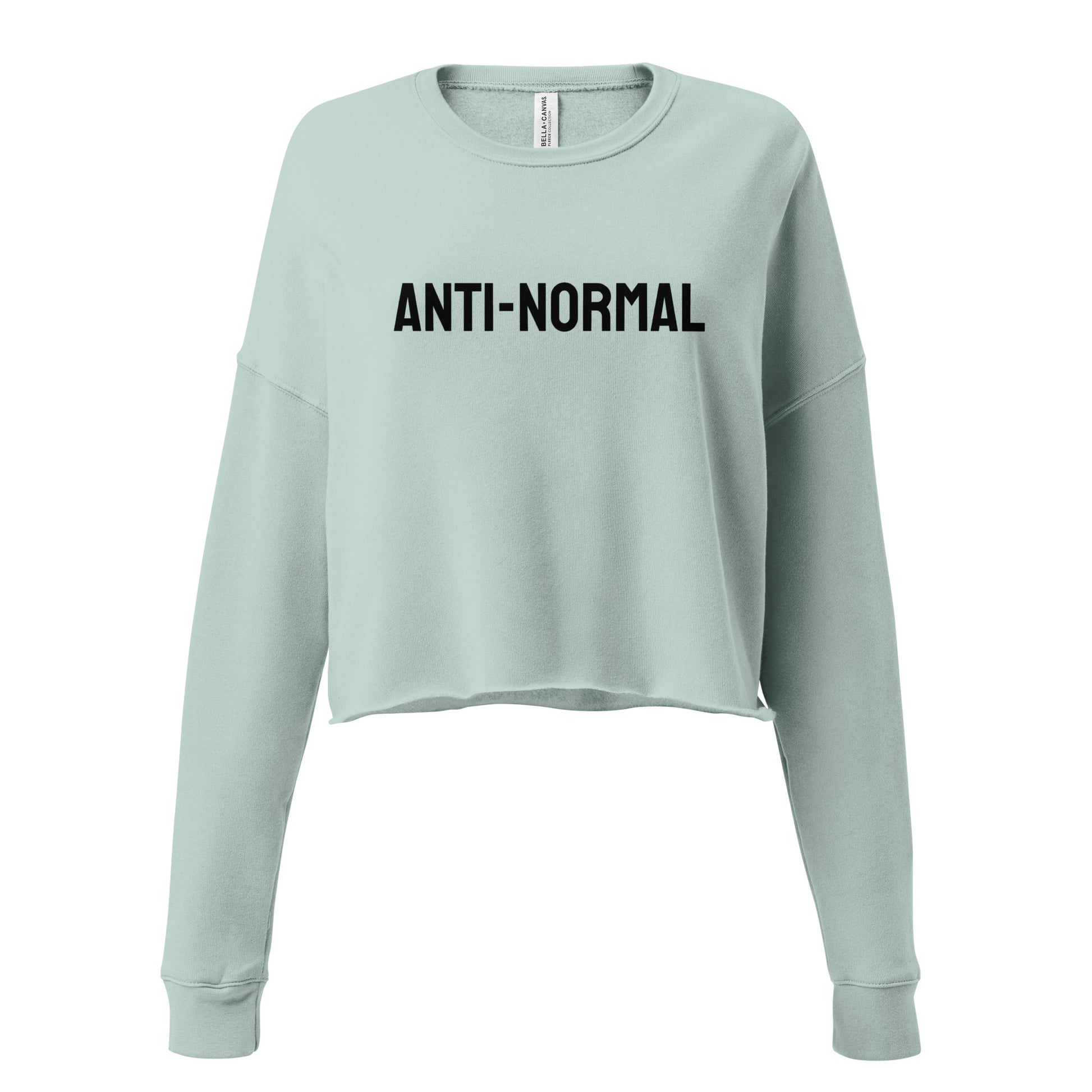"Anti-Normal" Cropped Long Sleeve