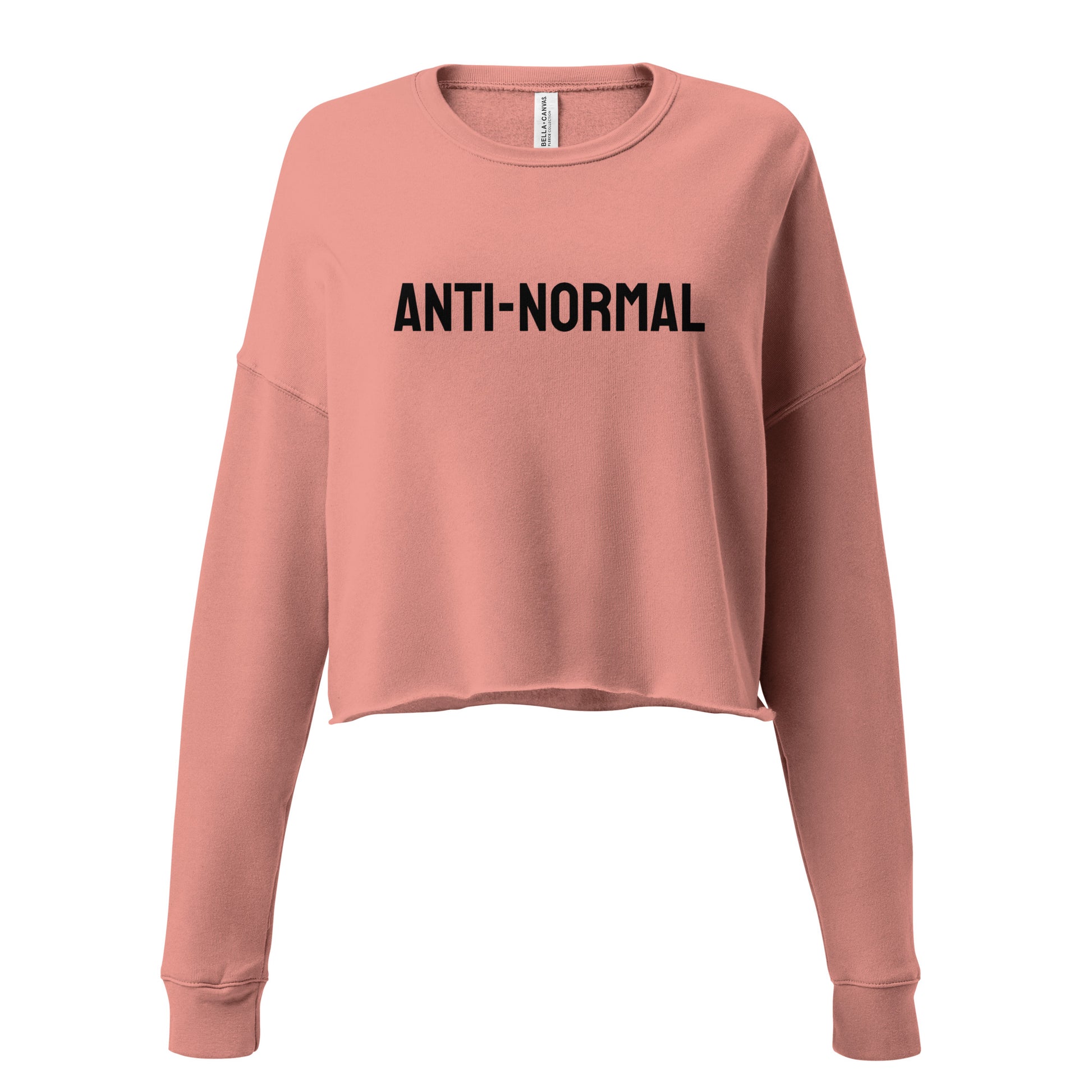 "Anti-Normal" Cropped Long Sleeve