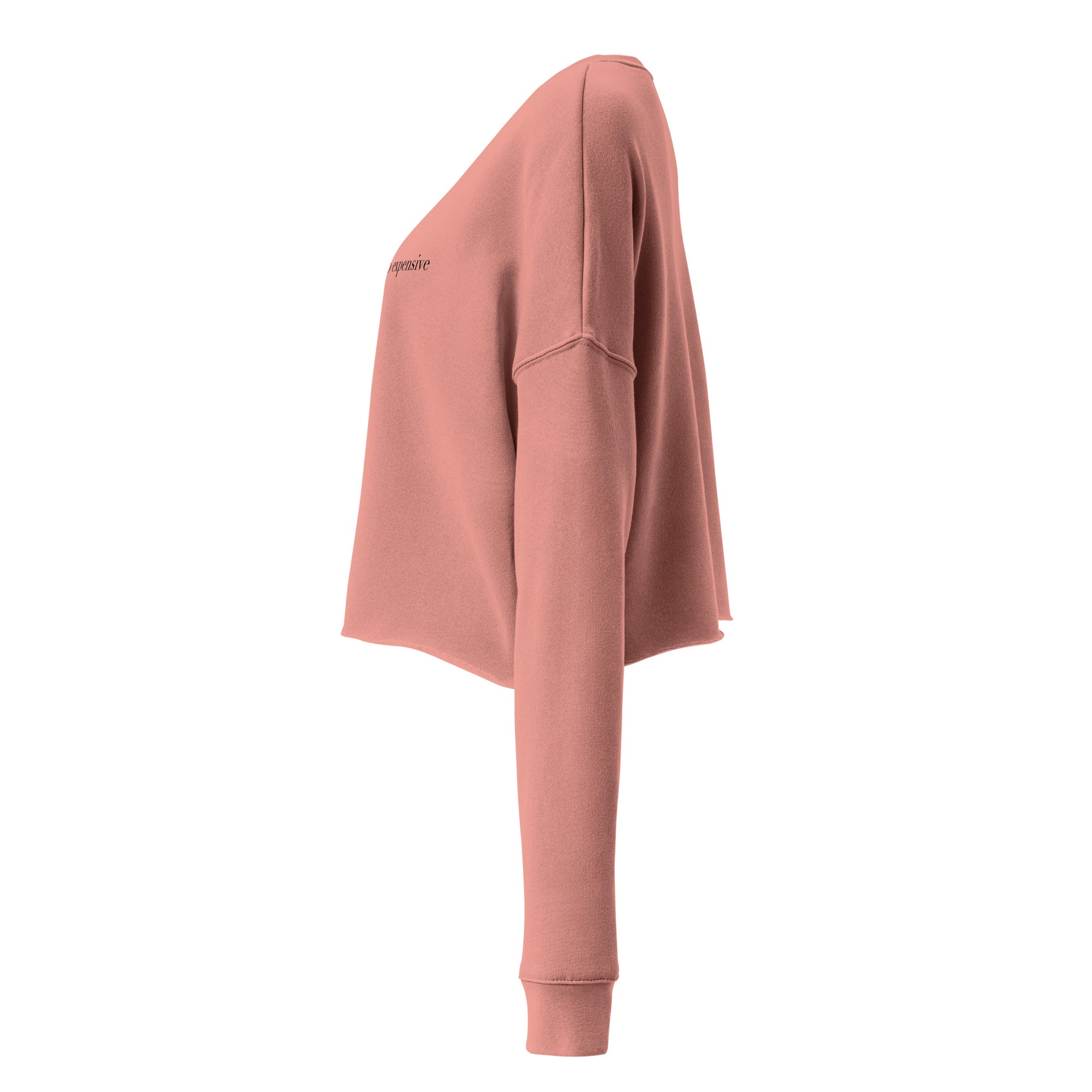 "Being Rich" Cropped Long Sleeve