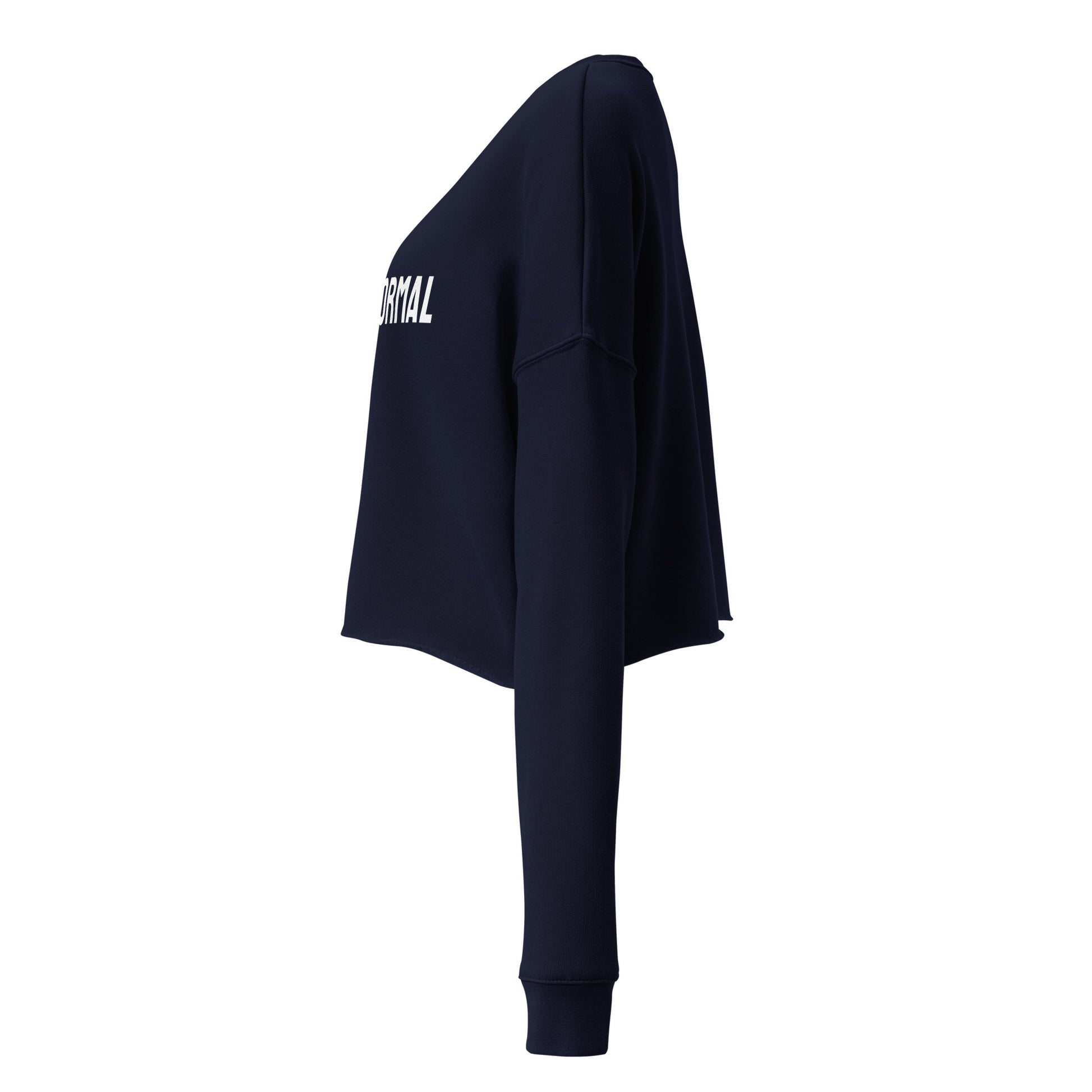 "Anti-Normal" Cropped Long Sleeve but in Black