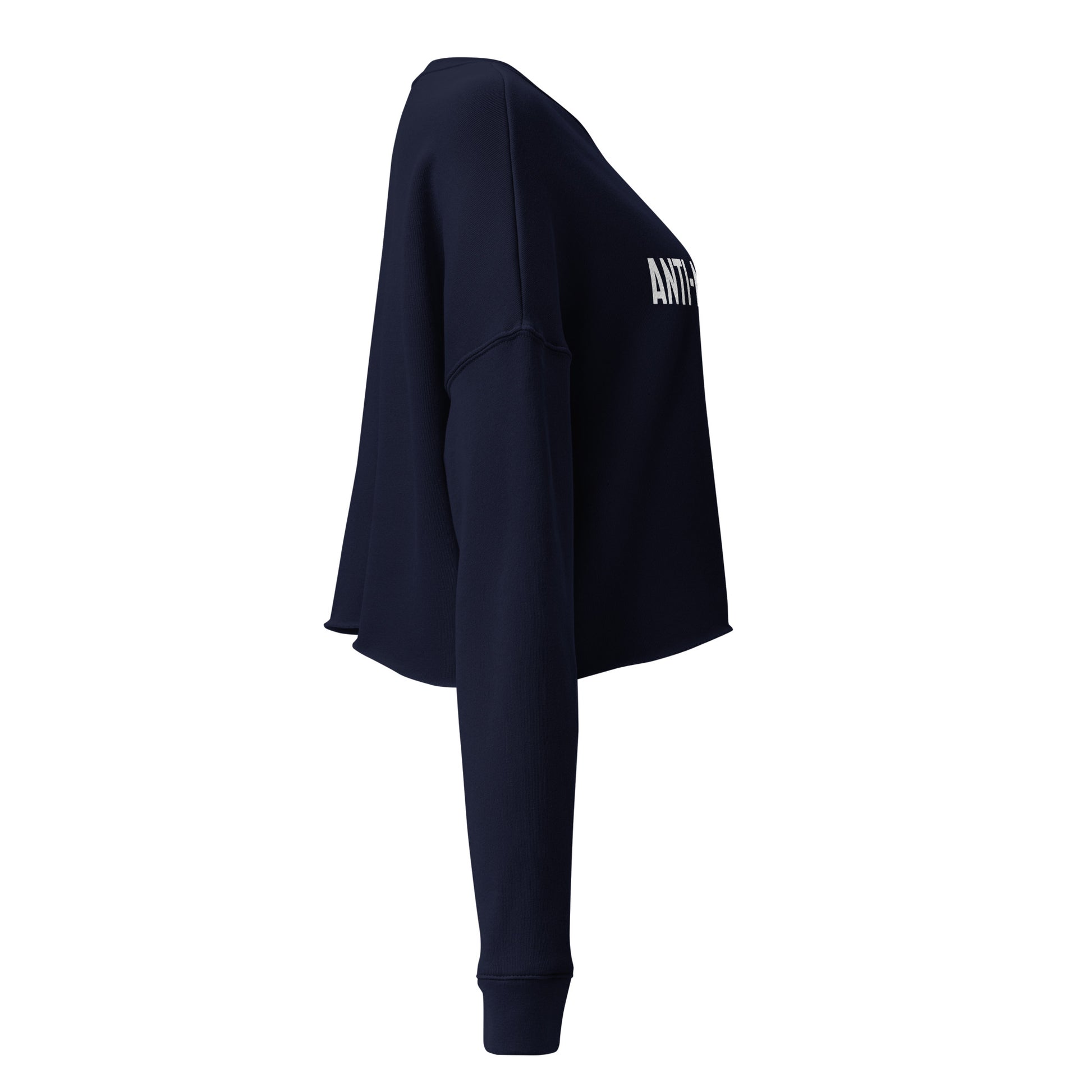 "Anti-Normal" Cropped Long Sleeve but in Black