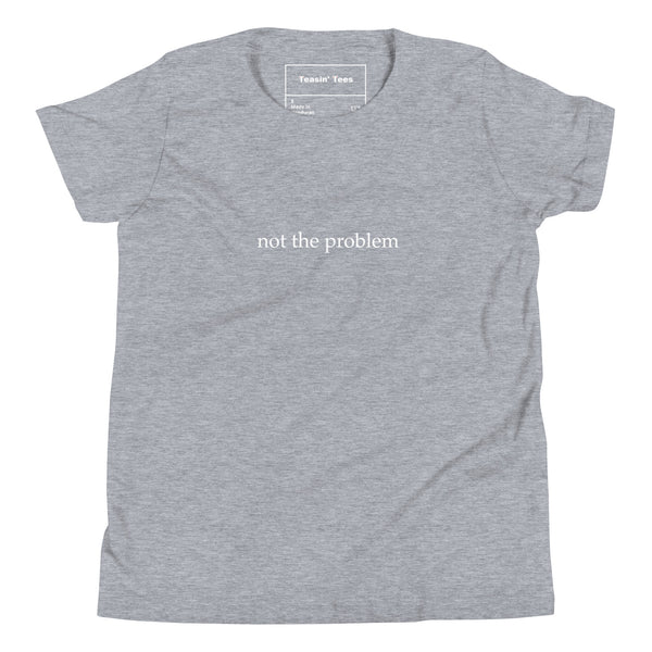 Not the Problem Tiny Tee But in Black